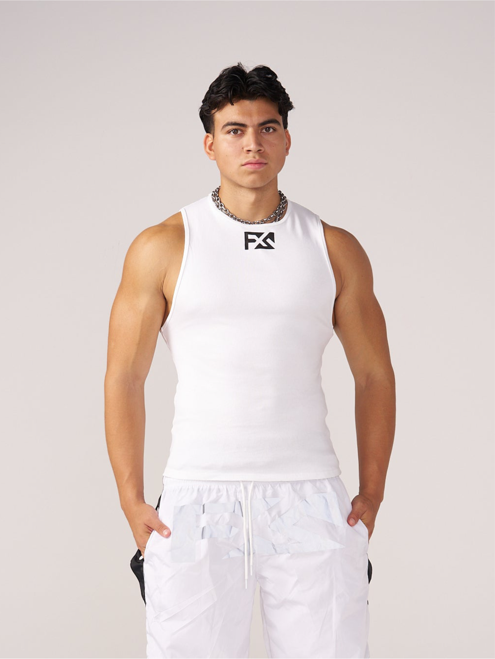 FXS cut off tank top