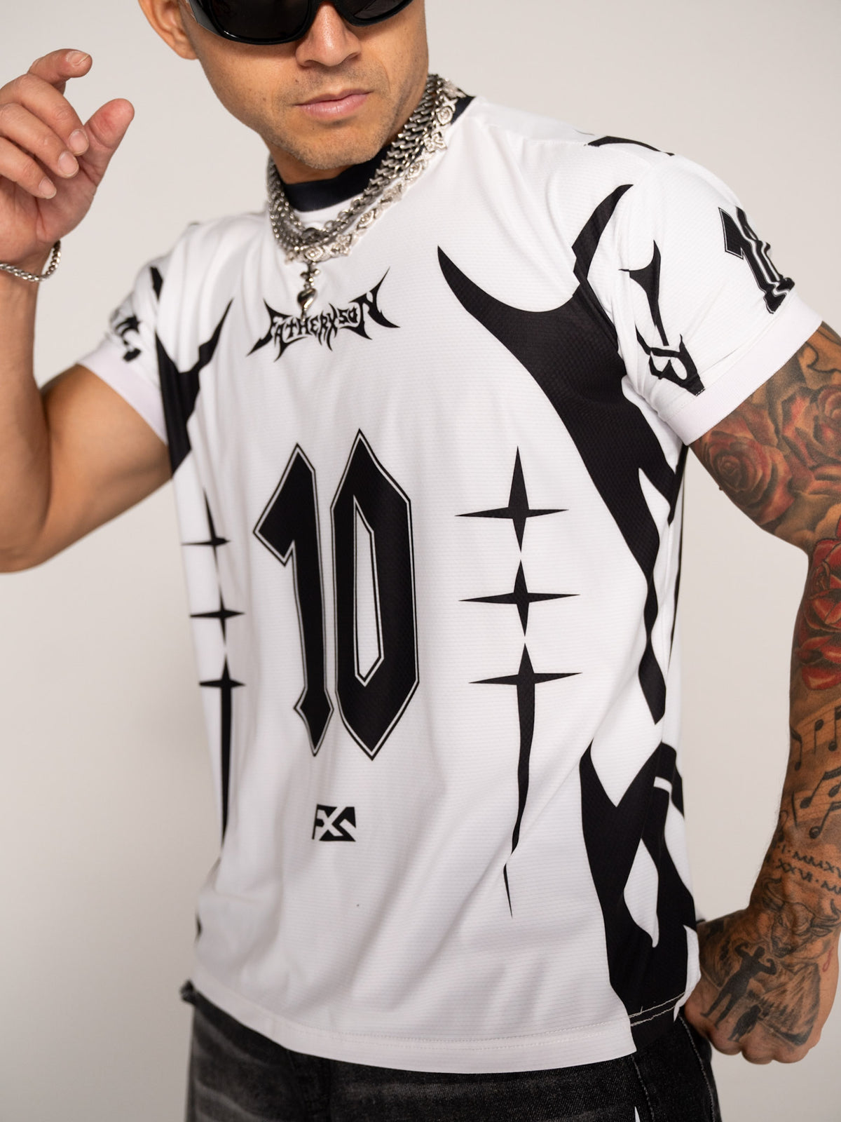 White techno Jersey
